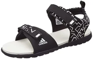 Adidas Women's PUDING ADI W CBLACK/FTWWHT Sport Sandal-4 Kids UK (GC0806)