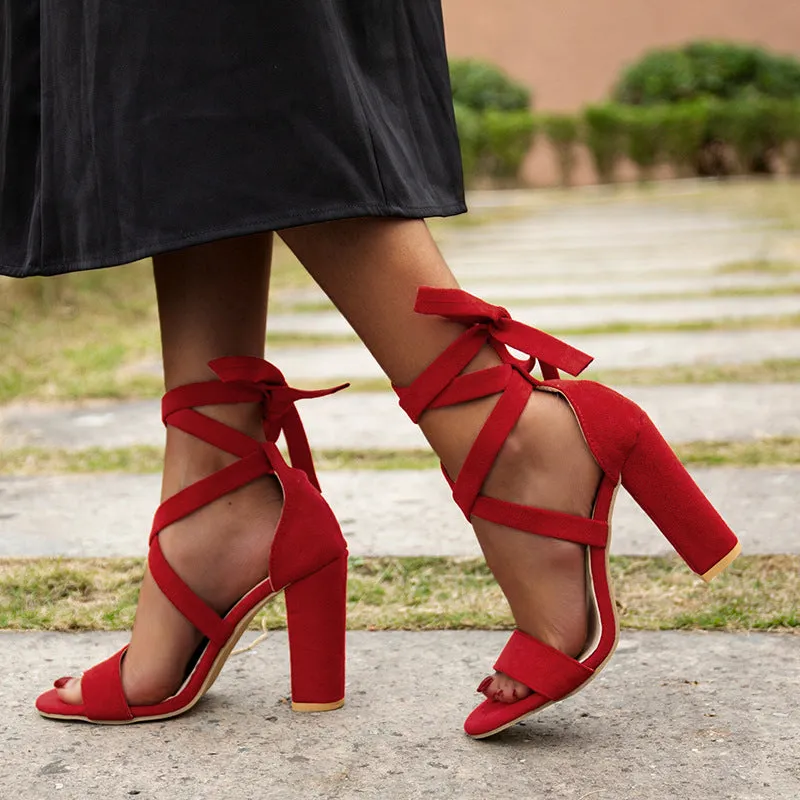 Amozae-Step Out In Style Block Heels