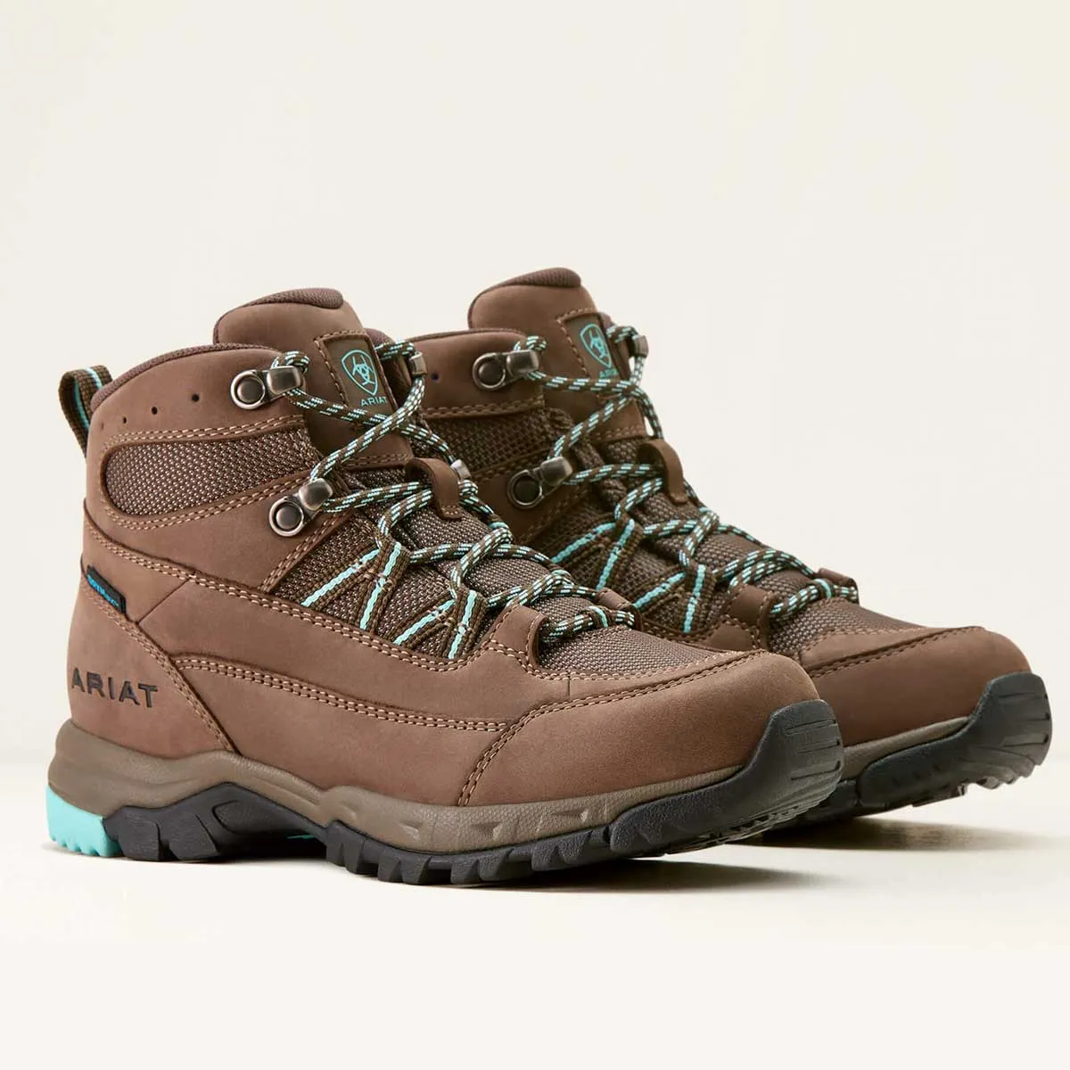 ARIAT Skyline Summit Waterproof Walking Boots - Womens - Bitter Brown