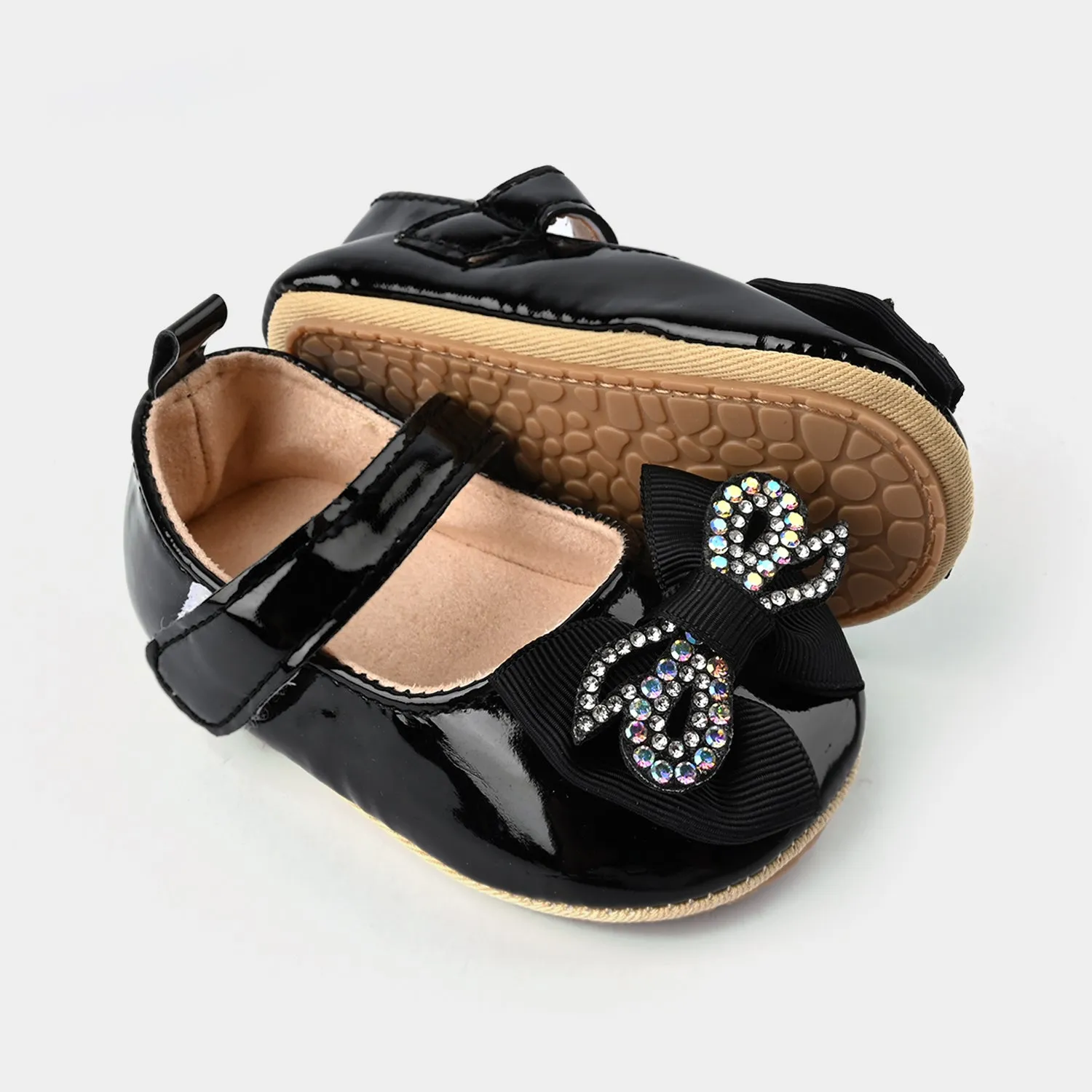 Baby Girl Shoes H42-BLACK