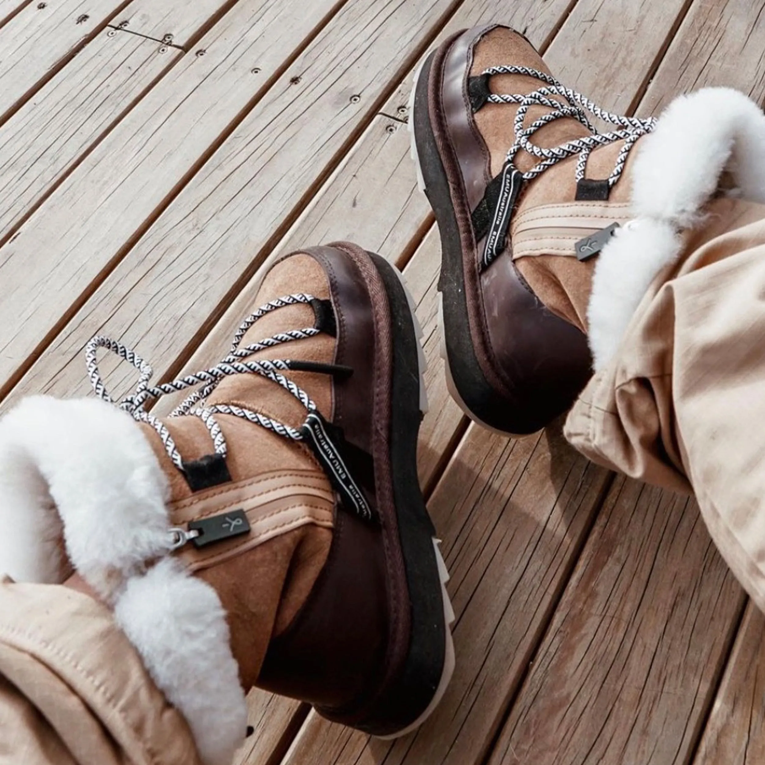 Blurred Sheepskin Women's Boot by Emu Australia (Last Chance)