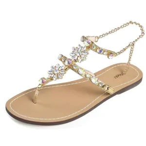 Bohemian Crystal Sandals