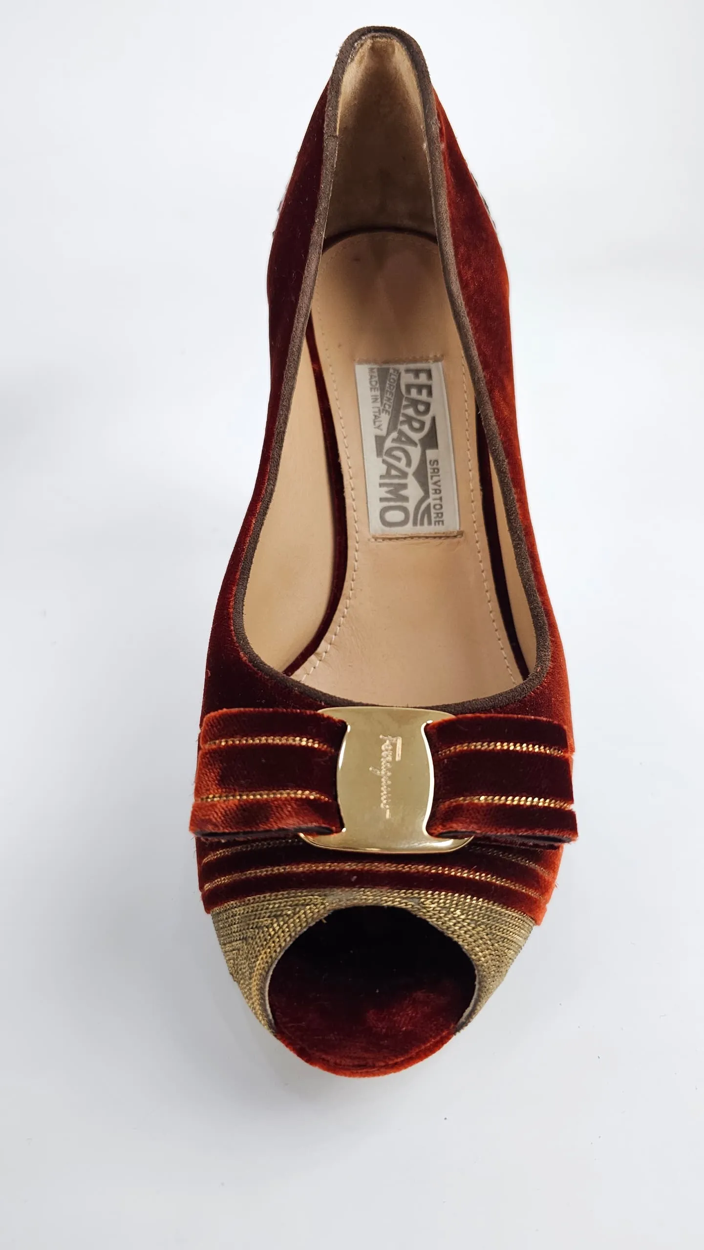 Bordeaux Fondente Toy Peep Toe Pumps