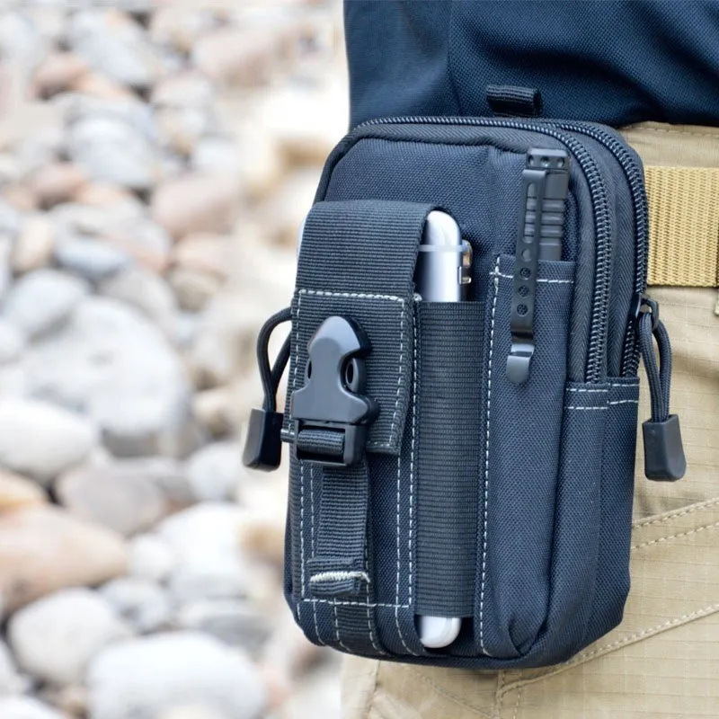 Durable Tactical Molle Oxford Waist Bag for Adventure