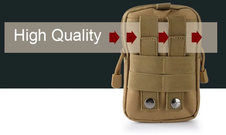 Durable Tactical Molle Oxford Waist Bag for Adventure