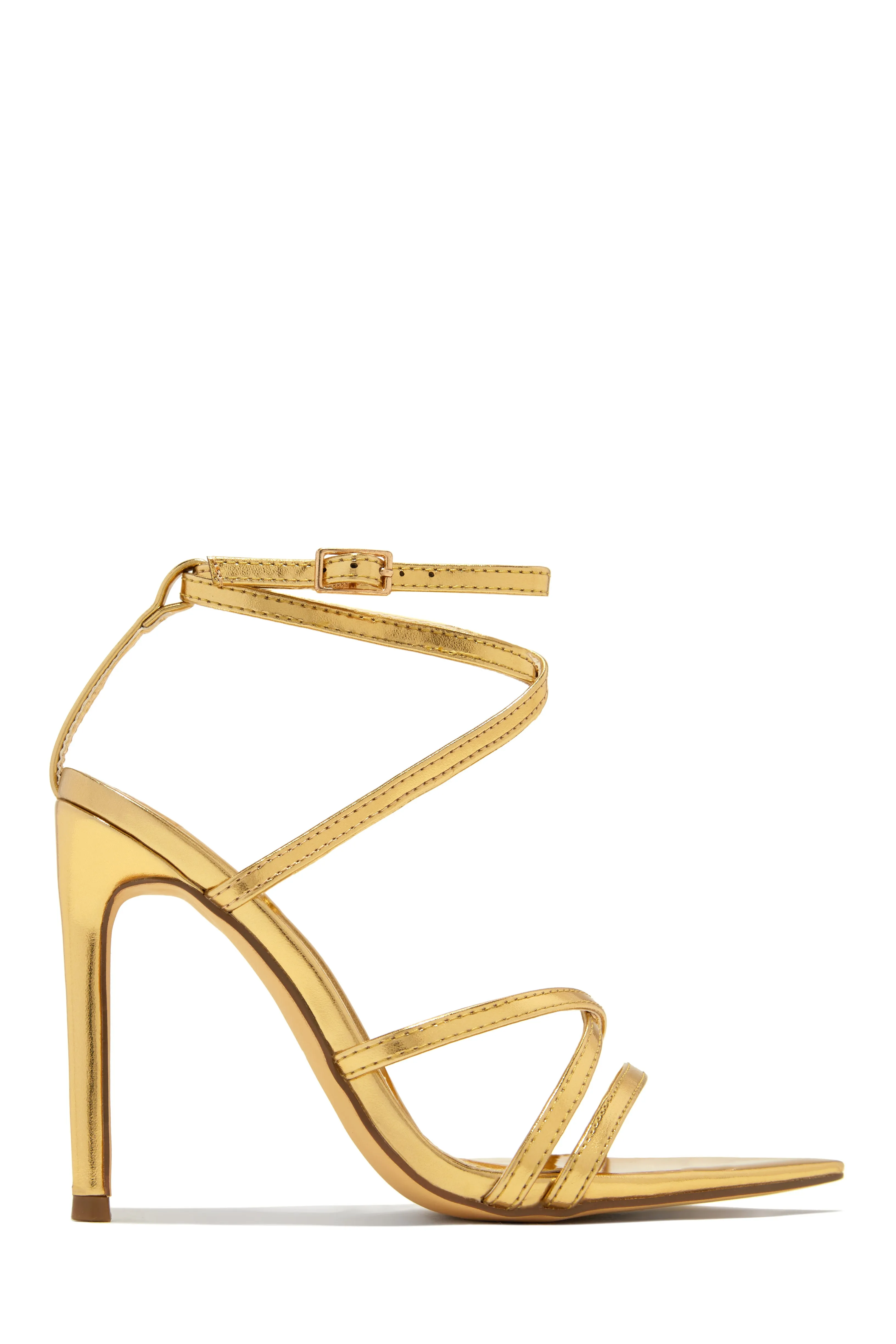 Gossip Girl Strappy High Heels - Clear