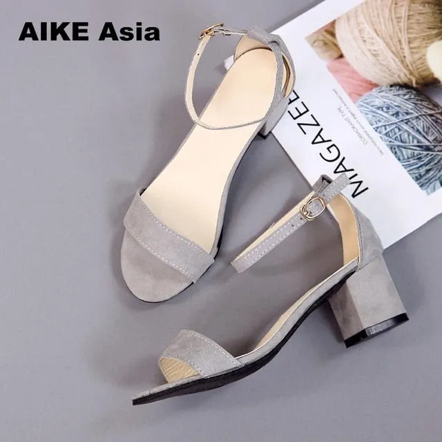 Hot Summer Women Shoes Pumps Dress Shoes High Heels Boat Shoes Wedding Shoes Tenis Feminino  With Peep Toe Sandals  Casual 997