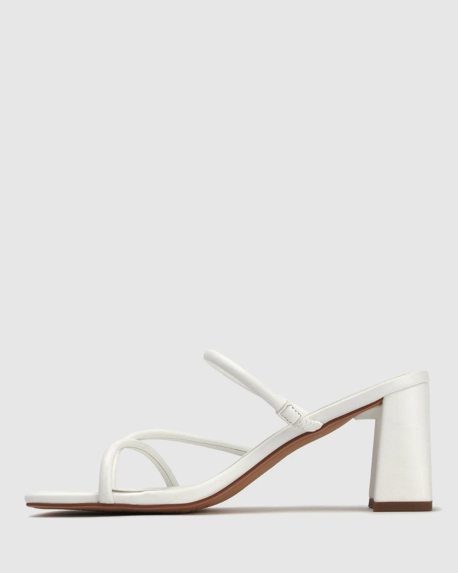 LOLA Square Toe Strappy Mules