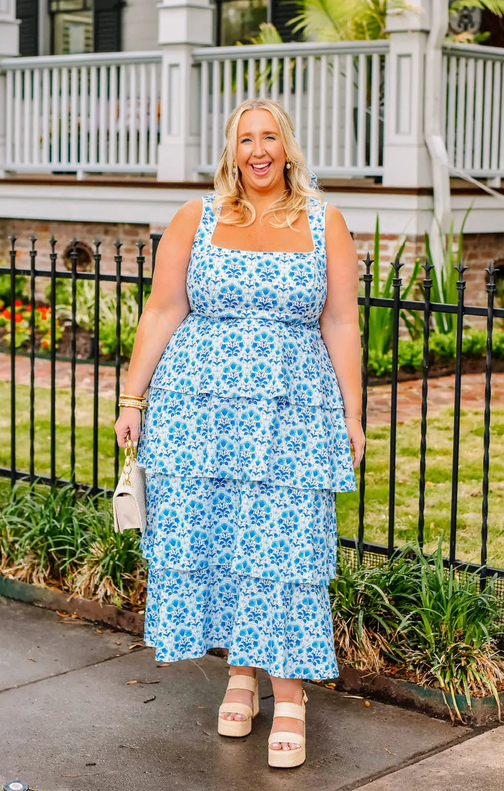 Meg Midi Dress ~ Teagan Floral