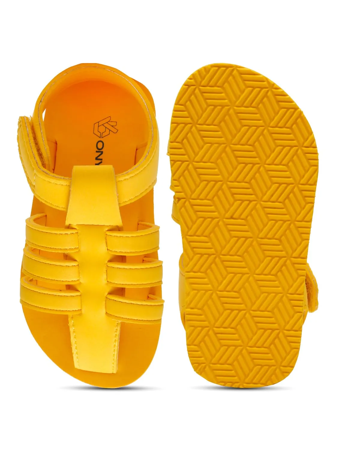 ONYC Tooti Frooti Indoor & Outdoor Sandals for Boys & Girls (Mango, 11)