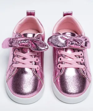 Pink Colored Shiny Shoes for Party