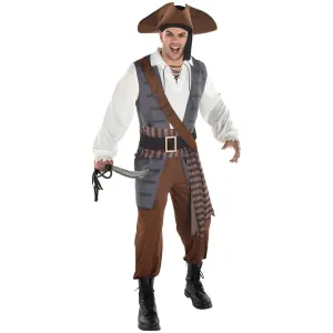 Pirate Shiver Me Timbers Adult Costume | 1ct