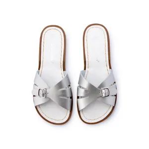 Salt Water Classic Slide Shoes Silver