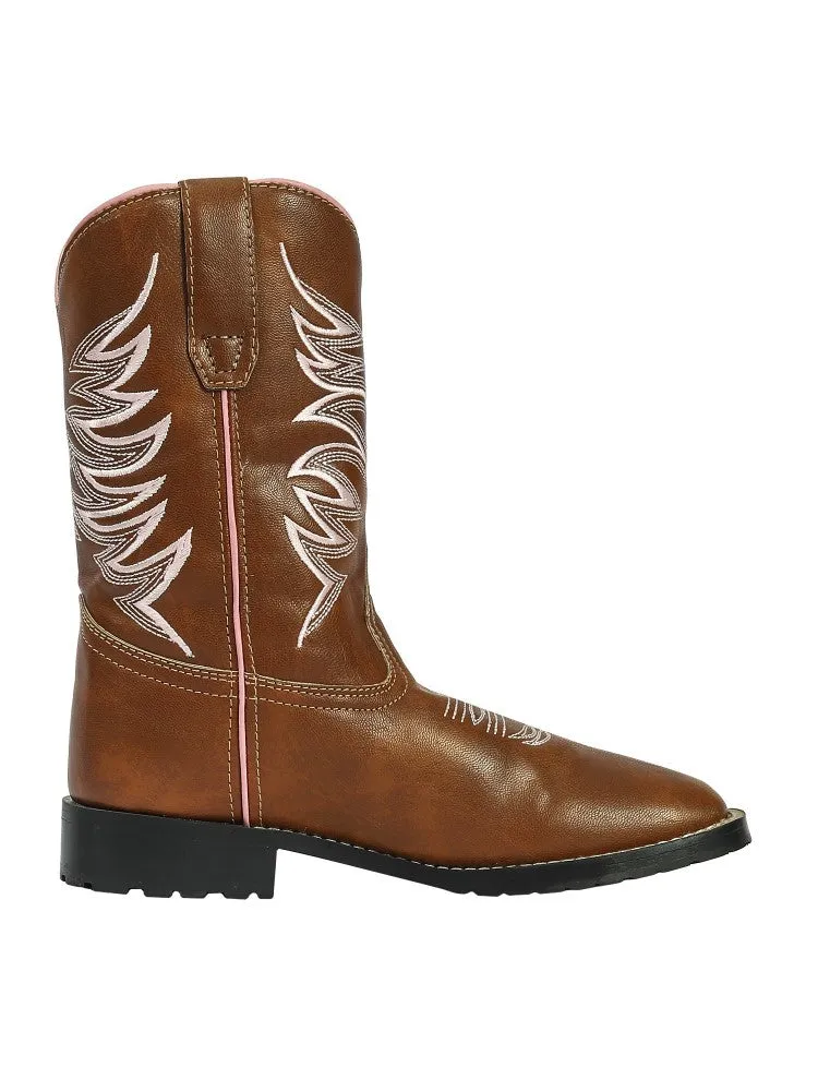 TuffRider Youth Channel Islands Square Toe Western Boot