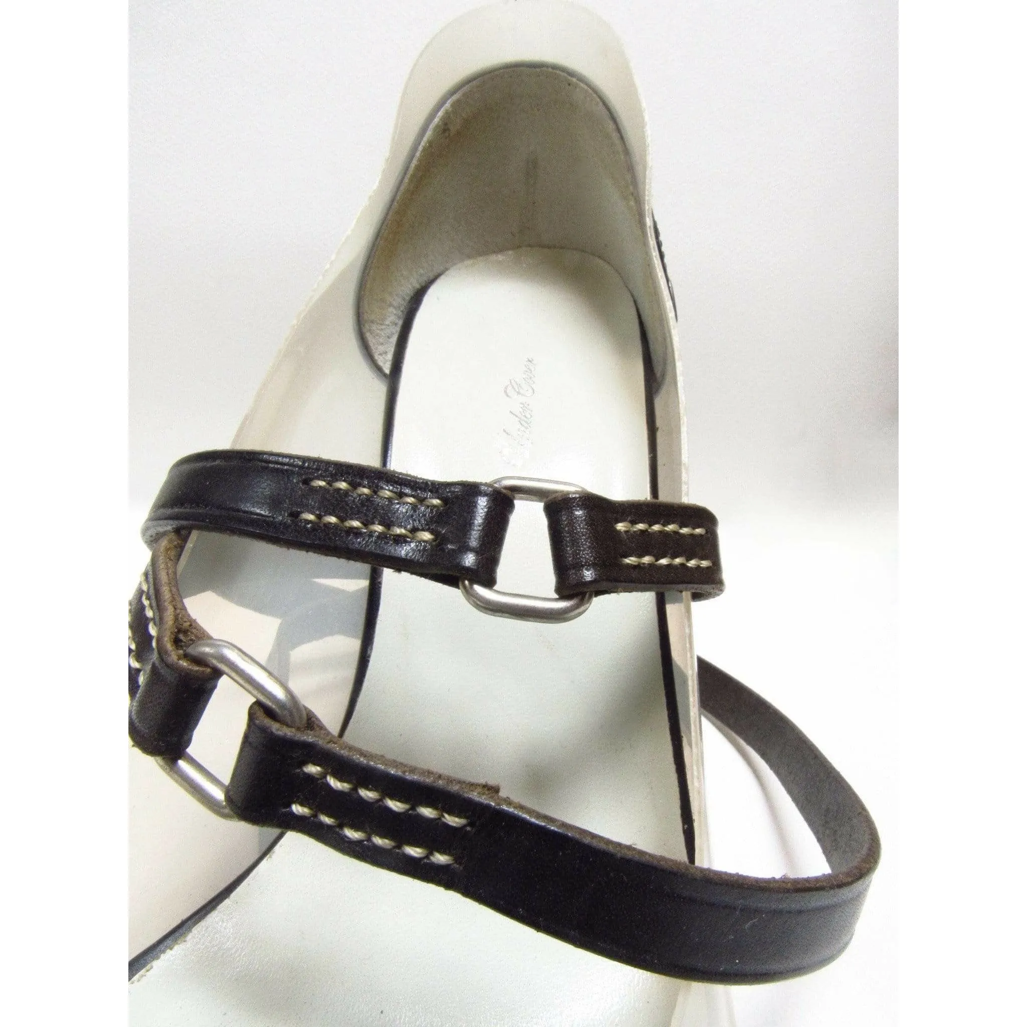 Undercover Vintage 'Less But Better' Black Strappy Heels