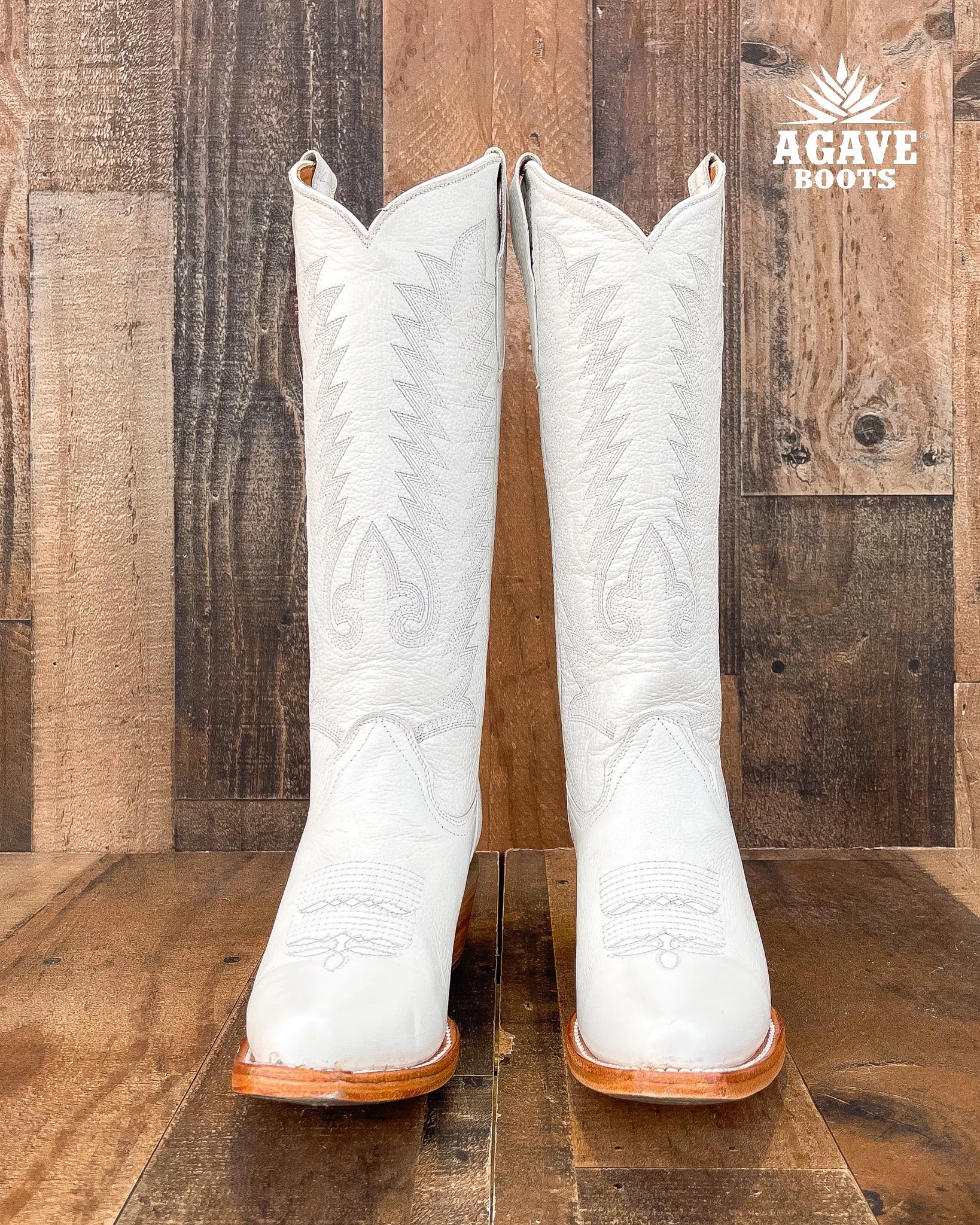 WHITE "BARBIE"  | WOMEN TALL COWBOY BOOTS